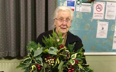 Wreath Making.